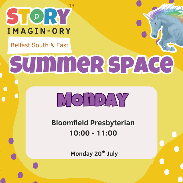 Summer Classes - Bloomfield Presbyterian - Monday 20th July