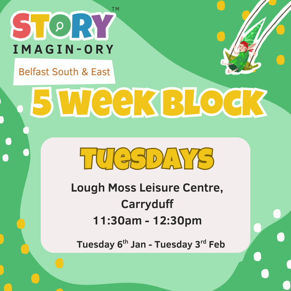 CARRYDUFF Lough Moss Leisure Centre Tuesday 6th January - 5 week block - 11:30am - 12:30pm